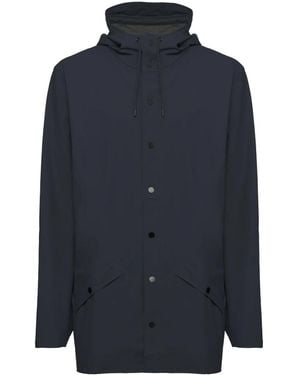 Rains Jassen ,Blauw ,Polyester Jas