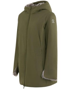 Suns Marmolada Fur Parka - Groen