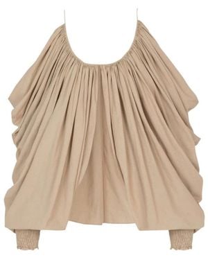 Balmain Sleeveless Tops - Neutre