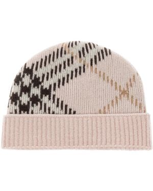 Burberry Kaschmir-Mütze - Pink