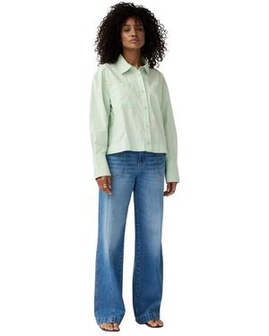 Alchemist Jeans ,Blauw ,Katoen Lori Wide Jeans