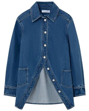 laagam No Boyfriend Denim Overshirt - Blauw