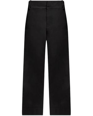 Jacquemus Straight Trousers - Black