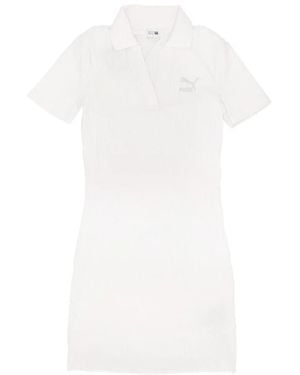 PUMA Short Dresses - White