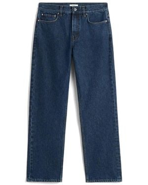 TOTEME Low Straight Denim Jeans - Blau