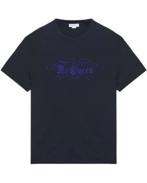 McQueen T-Shirts - Blue
