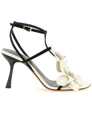 Zimmermann Schoenen ,Veelkleurig ,Leer Orchid Sandal 85 - Metallic