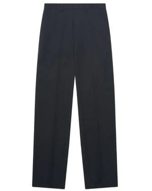 Dries Van Noten Straight Trousers - Blue