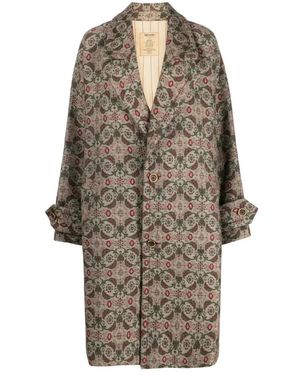 Uma Wang Single-Breasted Coats - Marrón
