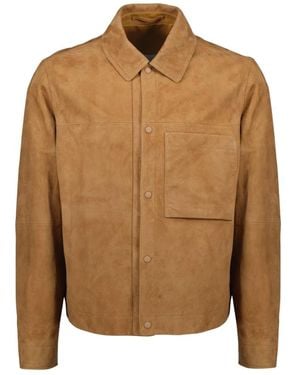Dior Leather Jackets - Brown