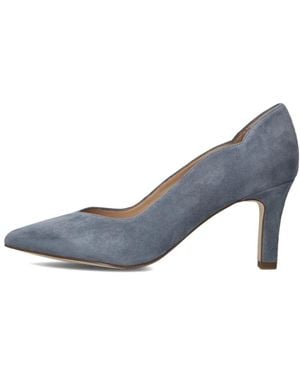 Peter Kaiser Schoenen ,Blauw ,Suède Blauwe Suède Elegante Pumps Model 72442