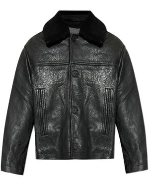 Studio Nicholson Leather Jackets - Grijs