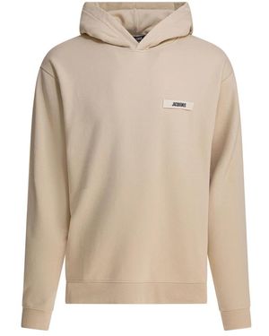 Jacquemus Gros Grain Hoodie - Naturel