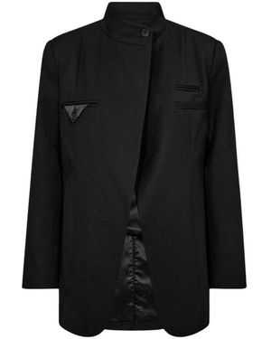 Haute L'Amitié Premiere Overlap Blazer - Zwart