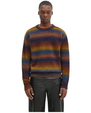 Aries Round-Neck Knitwear - Rojo