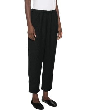Apuntob Cropped Trousers - Negro