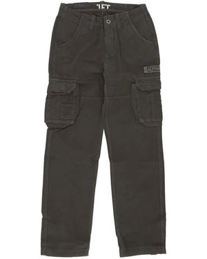 Alpha Industries Straight Trousers - Grey