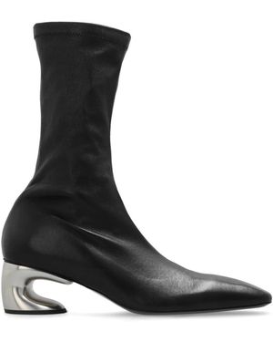 Jil Sander Heeled Boots - Black
