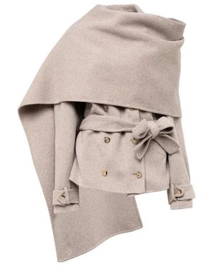 GIUSEPPE DI MORABITO Trench Coats - Natural