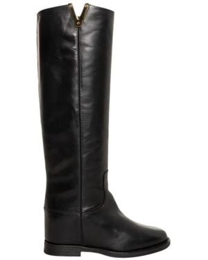 Via Roma 15 High Boots - Nero