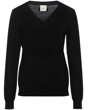 Heartmade V-Neck Knitwear - Black