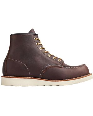 Red Wing Schoenen ,Bruin ,Leer Moc Toe
