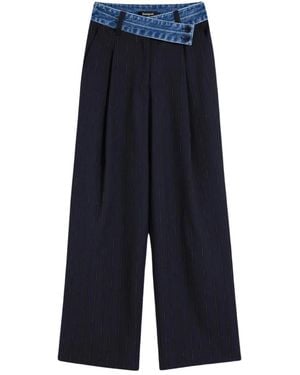 Desigual Broeken ,Blauw ,Katoen Pant Laila