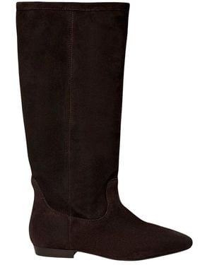 Sofie Schnoor Kniehohe Lederstiefel - Braun