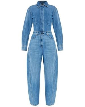 Givenchy Denim Jumpsuit - Blue