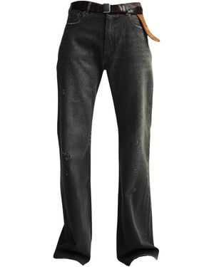Denimist Straight Jeans - Negro