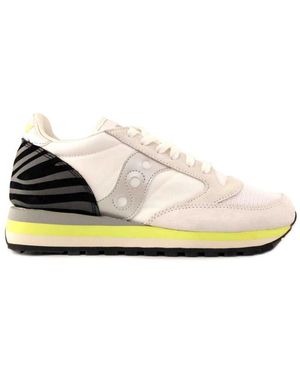 Saucony Weiße Zebra Laufschuhe
