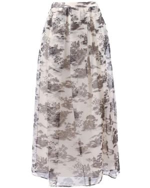 Max Mara Maxi Skirts - Grey