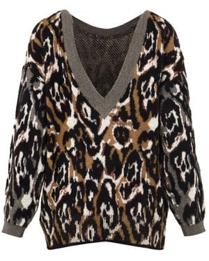 Akep V-Neck Knitwear - Black