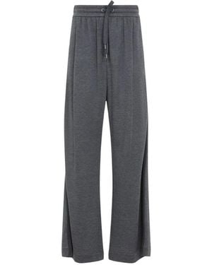 Brunello Cucinelli Wide Trousers - Gris