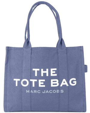 Marc Jacobs Canvas Large Tote Tasche - Blau