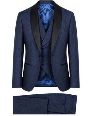 Luigi Bianchi Traje - Blauw
