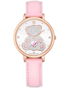 Swarovski Teddy Uhr - Pink