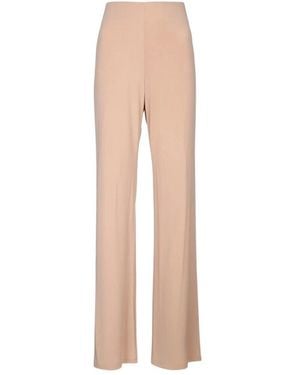 Alberta Ferretti Wide Trousers - Natural