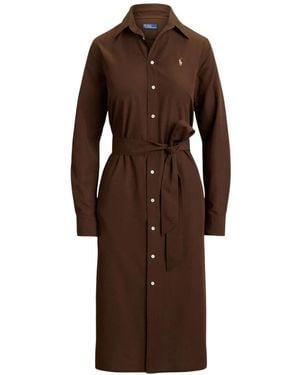Ralph Lauren Shirt Dresses - Brown