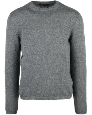 Prada Truien & Vesten ,Grijs ,Kasjmier Pullover Girocollo