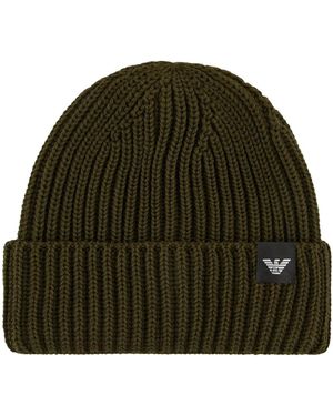 Emporio Armani Grüne hüte für männer