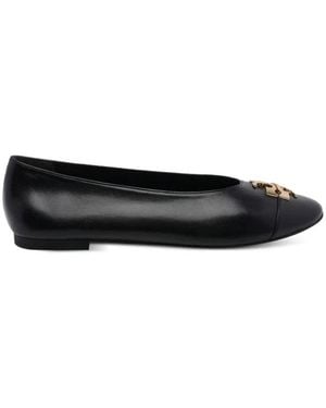 Tory Burch Charlie Ballerina - Schwarz