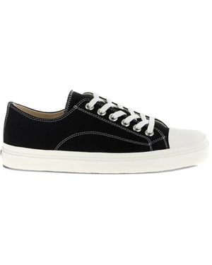 Moschino Low-Top Trainers With Contrasting Accents - Black