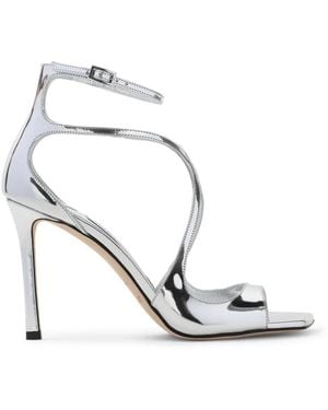Jimmy Choo Azia 95 Sandal - Metallic