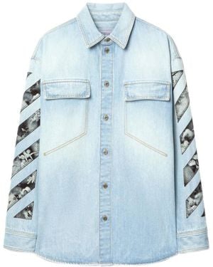 Off-White c/o Virgil Abloh Denim Shirts - Blue