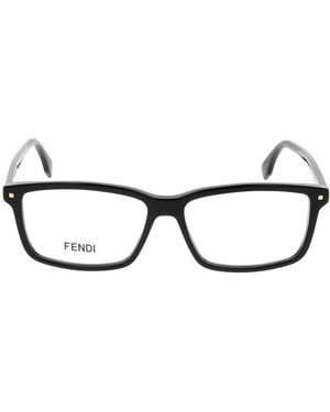 Fendi Accessoires ,Zwart ,Optisch Montuur - Bruin