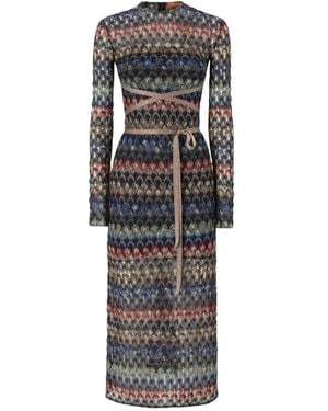 Missoni Knitted Dresses - Gris