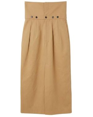Carven Orchid Rok - Naturel