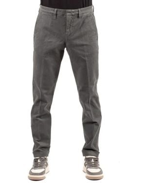 Fay Slim-Fit Trousers - Gris