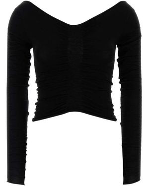 Alexander Wang V-Neck Knitwear - Black